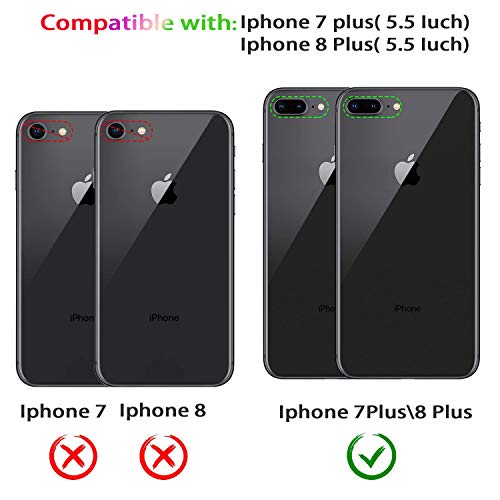 Diverbox Compatible with iPhone 8 Plus Case, iPhone 7 Plus Case [Shockproof] [Dropproof] Heavy Duty Protection Phone Case Cover for Apple iPhone 8 Plus & iPhone 7 Plus (Black) | The Storepaperoomates Retail Market - Fast Affordable Shopping
