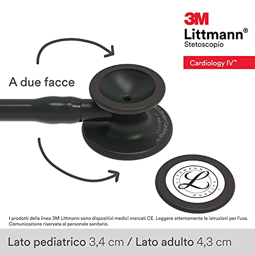 3M Littmann Stethoscope, Cardiology IV, Black Tube, Black Chestpiece, 27 Inch, 6163 & Classic III Monitoring Stethoscope, Black Edition Chestpiece, Black Tube, 27 Inch, 5803 | The Storepaperoomates Retail Market - Fast Affordable Shopping