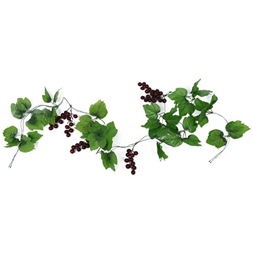 YHJIC 2X Artificial Grape Vine Garland Fruit Garden Decoration | The Storepaperoomates Retail Market - Fast Affordable Shopping