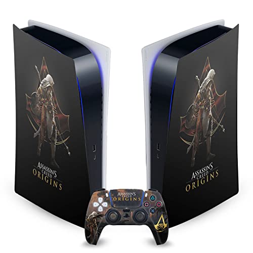 Head Case Designs Officially Licensed Assassin’s Creed Bayek Crest Origins Character Art Vinyl Faceplate Gaming Skin Decal Compatible With Sony PlayStation 5 PS5 Digital Console & DualSense Controller | The Storepaperoomates Retail Market - Fast Affordable Shopping