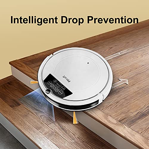 FMART Robotic Vacuums Pet Hair Expert, Vacuum Cleaner Robot Wet Mop and Dry, Smart Mapping, WiFi Connected Carpet Hard Floor Quiet Robot Hoover | The Storepaperoomates Retail Market - Fast Affordable Shopping