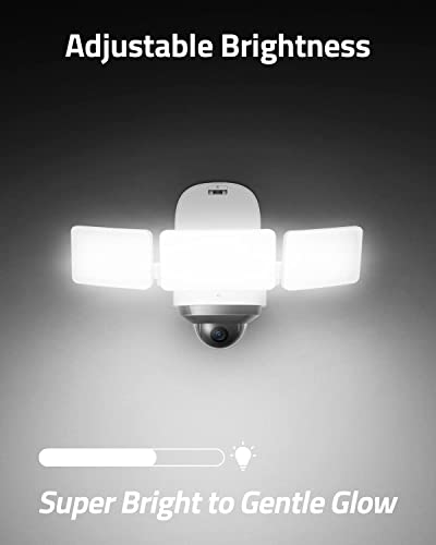 eufy security S330 Floodlight Cam 2 Pro, 360-Degree Pan & Tilt Coverage, 2K Full HD, 3,000 Lumens, Smart Lighting, Weatherproof, On-Device AI Subject Lock and Tracking, No Monthly Fee, Hardwired | The Storepaperoomates Retail Market - Fast Affordable Shopping