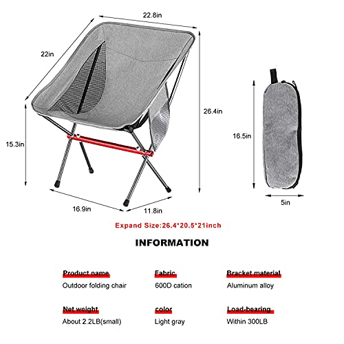 Ultralight Portable Beach Chair,Portable Folding Camping Chair,Aviation Aluminum Frame,Collapsible hanging chair and egg chair with Wide Feet and Storage Bag for Camp/Travel/Beach/Picnic/Lawn/BBQ | The Storepaperoomates Retail Market - Fast Affordable Shopping