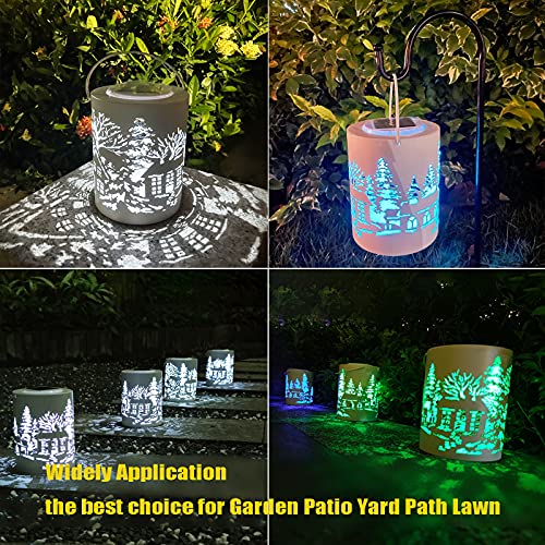 Solar Lights, Aokudoni Outdoor Garden Hanging Lanterns for Patio Yard Garden Home, Waterproof Solar Lanterns for Table, Outdoor, Party Decorative | The Storepaperoomates Retail Market - Fast Affordable Shopping