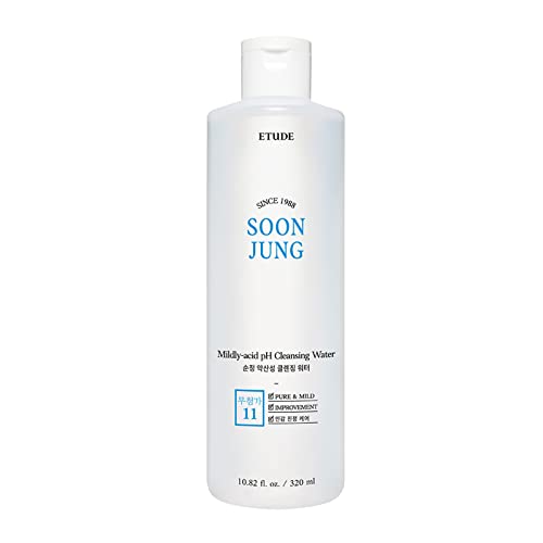 ETUDE SoonJung 5.5 Cleansing Water 320ml (New Version)| Low pH Face Cleanser | Korean Hypoallergenic Skin Care | Removes Makeup and Impurities on the Skin | The Storepaperoomates Retail Market - Fast Affordable Shopping