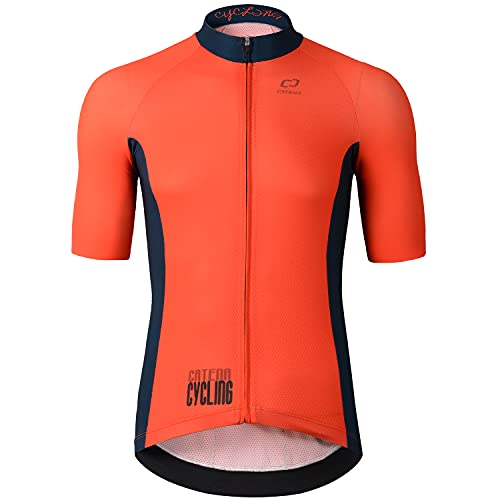 CATENA Men’s Cycling Jersey with Short Sleeve,Breathable Bicycle Clothing Comfortable Racing Bike Clothes Tops Red | The Storepaperoomates Retail Market - Fast Affordable Shopping