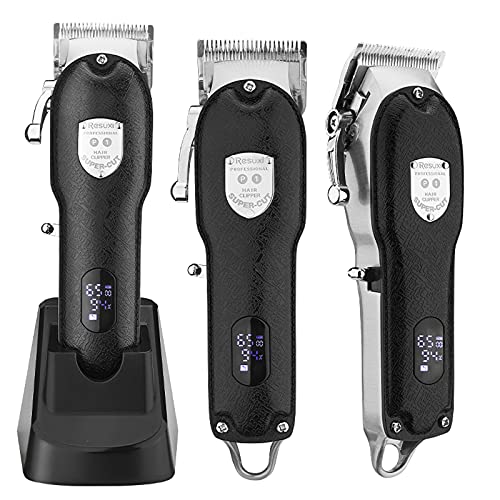 GSKY Hair Clippers for Men Professional Cordless Clippers for Hair Cutting Beard Trimmer Barbers Grooming Kit Rechargeable, LED Display | The Storepaperoomates Retail Market - Fast Affordable Shopping