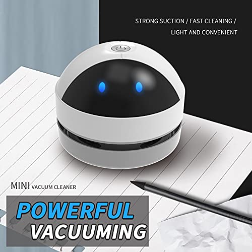YOUYO Robot Desktop Vacuum Cleaner, Mini Vacuum Cleaner, 360 liters Suction, one-Button dust Removal, Easy to Carry, 1200mAh Battery, Suitable for Various Occasions,4842W2GS16L,Medium | The Storepaperoomates Retail Market - Fast Affordable Shopping
