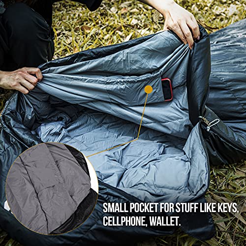 OneTigris Light Patrol Down Sleeping Bag Cold Weather, 32°F Mummy Sleeping Bags | The Storepaperoomates Retail Market - Fast Affordable Shopping