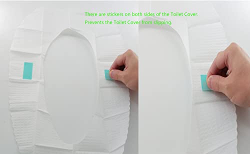 Toilet Seat Covers Disposable Flushable Biodegradable,200 sheet /100 Pack/Double Layer Thick Toddlers Potty Training Toilet Seat Liner for Travel Airplane Public Restrooms Hotel Camping | The Storepaperoomates Retail Market - Fast Affordable Shopping