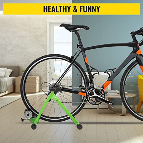 VEVOR Bike Trainer Stand 330LBS Indoor Trainer 750W Steel Bicycle Exercise Magnetic Stand for Indoor Riding Magnetic Bike Trainer, 6 Resistance Settings | The Storepaperoomates Retail Market - Fast Affordable Shopping