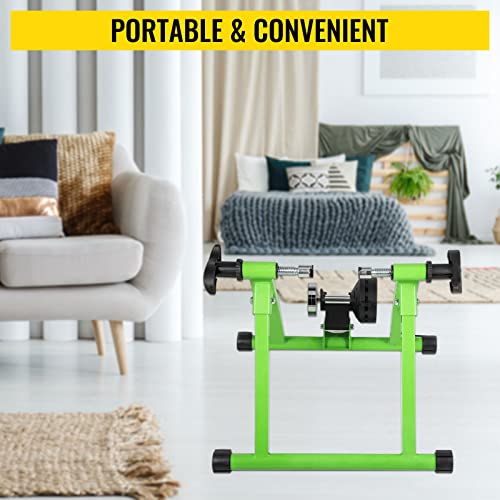 VEVOR Bike Trainer Stand 330LBS Indoor Trainer 750W Steel Bicycle Exercise Magnetic Stand for Indoor Riding Magnetic Bike Trainer, 6 Resistance Settings | The Storepaperoomates Retail Market - Fast Affordable Shopping