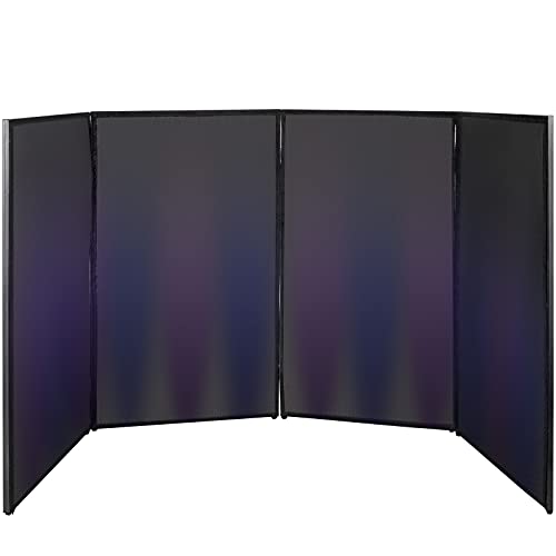 VEVOR 3.6FT Height DJ Facade Booth Portable DJ Event Facade Lightweight Metal Frame DJ Booth Cover 4 Detachable Polyester Sections Foldable Screen for DJ with Travel Bag DJ Front Board White and Black | The Storepaperoomates Retail Market - Fast Affordable Shopping