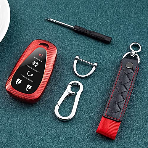 Windowdoor Car Key Fob Cover Key Case TPU Suit For Chevrolet 2017 2018 2019 2020 Chevy Equinox Traverse Malibu Camaro Cruze Blazer Spark Sonic Impala Trax Bolt Key Case accessories,Modelb(red), Large | The Storepaperoomates Retail Market - Fast Affordable Shopping
