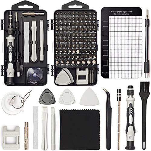 STREBITO Precision Screwdriver Set 124-Piece Electronics Tool Kit with 101 Bits Magnetic Screwdriver Set for Computer, Laptop, Cell Phone, PC, MacBook, iPhone, Nintendo Switch, PS4, PS5, Xbox Repair | The Storepaperoomates Retail Market - Fast Affordable Shopping