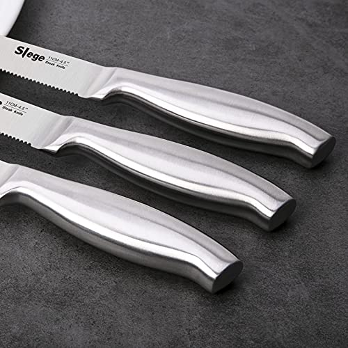 Steak Knife Set of 8,Steak Knives,Serrated Stainless Steel Steak Knife with Hollow Handles,Kitchen Steak Knife with Gift Box | The Storepaperoomates Retail Market - Fast Affordable Shopping