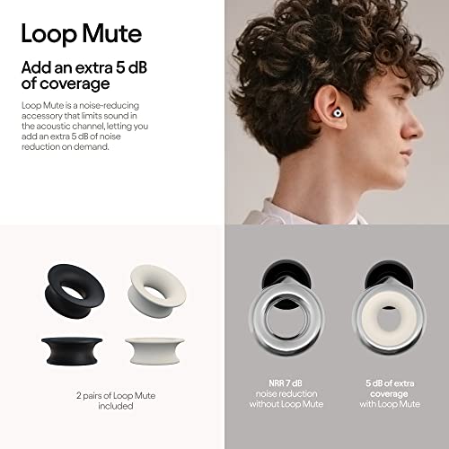 Loop Experience Plus Earplugs – High Fidelity Hearing Protection for Musicians, DJs, Festivals, Concerts and Nightlife – 18dB & NRR 7 Noise Reduction Ear Plugs – Extra Accessories Incl – Silver | The Storepaperoomates Retail Market - Fast Affordable Shopping