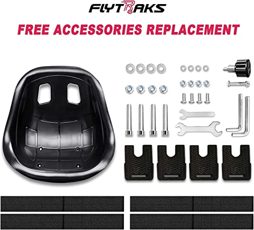 Flytraks K1 Hoverboard Seat Attachment, Hoverboard Attachments Compatible with 6.5″ 8″ 10″ Hoverboards Two Wheel Self Balancing Scooter for Kids & Adults, Adjustable Frame Length | The Storepaperoomates Retail Market - Fast Affordable Shopping