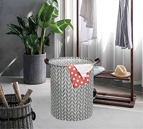 SANTIGHU Large Laundry Basket, Waterproof Laundry Hamper, Collapsible Canvas Basket for Kids Room,Toy Organizer, Home Decor, Nursery Hamper (Black Arrow) | The Storepaperoomates Retail Market - Fast Affordable Shopping