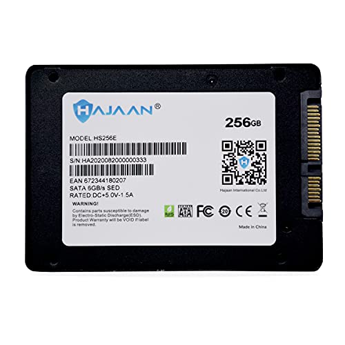 HAJAAN SSD 3D NAND TLC 2.5 inch SATAIII 6Gb / s up to 520MB / s Internal Solid State Drive for Laptop Tablet PC Desktop (256 GB SSD) | The Storepaperoomates Retail Market - Fast Affordable Shopping