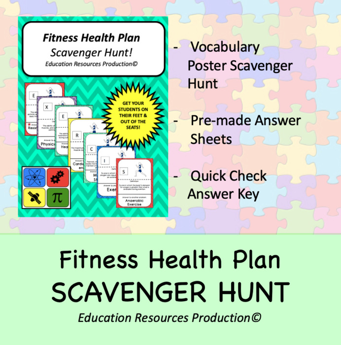 Fitness Scavenger Hunt | The Storepaperoomates Retail Market - Fast Affordable Shopping