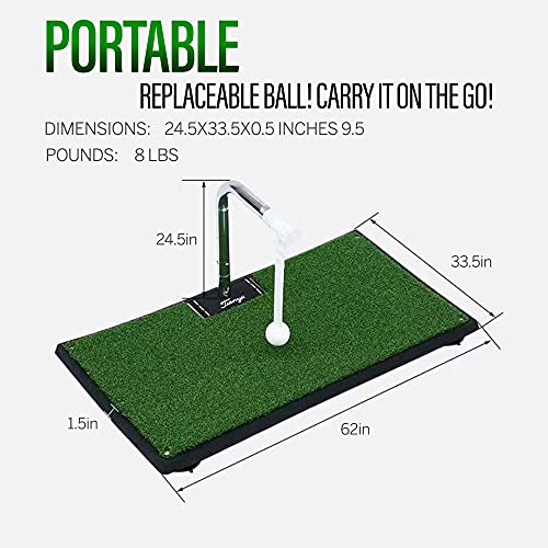Western Star Golf Swing Trainer System Aid Simulator Mat│ Indoor Outdoor Practice and Training Equipment | The Storepaperoomates Retail Market - Fast Affordable Shopping