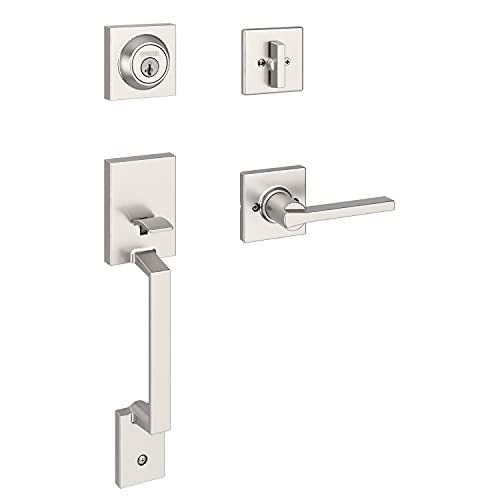 Amador/Casey Entrance Gripset – Satin Nickel + Smart Key | The Storepaperoomates Retail Market - Fast Affordable Shopping