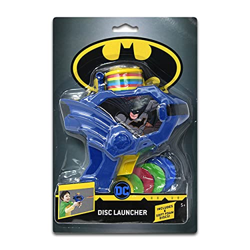 DC Shop Batman Disc Shooter Foam Toy Bundle Soft Foam Comics Batman Shooter Toy Foam 300 Batman Stickers Batman Playset (Batman Disc Set Toys and Games) | The Storepaperoomates Retail Market - Fast Affordable Shopping