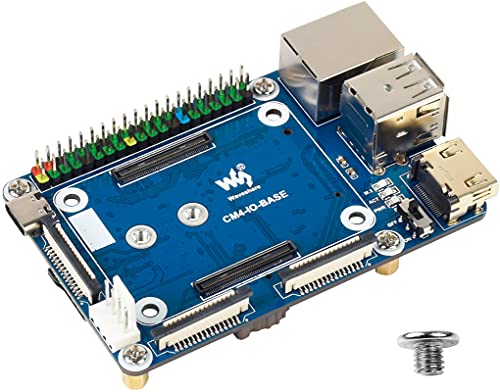 Bicool Mini Base Board (B) for Raspberry Pi Compute Module 4 LiteeMMC Series Module,with Standard CM4 Socket and Raspberry Pi 40PIN GPIO Header Onboard Multiple Connector (CSIDSIRTCFANHDMIRJ45) | The Storepaperoomates Retail Market - Fast Affordable Shopping