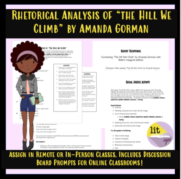 Rhetorical Analysis of “The Hill We Climb” by Amanda Gorman