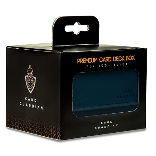 Card Guardian – Premium Deck Box for 100+ Cards for Trading Card Games TCG (Blue) | The Storepaperoomates Retail Market - Fast Affordable Shopping