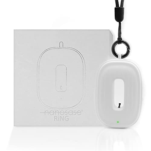 Nanosase ring personal air purifier necklace mini ionic wearable for Kids, Adults, healthy negative ion therapy, filterless mobile air ionizer by igozen (white, 1 pack) | The Storepaperoomates Retail Market - Fast Affordable Shopping