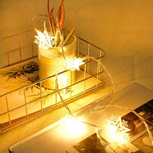 nwejron Light String, 10LED 5‑Pointed Star String Light String Light Fairy String Lights Party Light String, for Christmas Trees Weddings Garden Home | The Storepaperoomates Retail Market - Fast Affordable Shopping