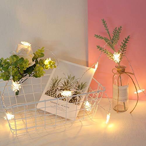 nwejron Light String, 10LED 5‑Pointed Star String Light String Light Fairy String Lights Party Light String, for Christmas Trees Weddings Garden Home | The Storepaperoomates Retail Market - Fast Affordable Shopping