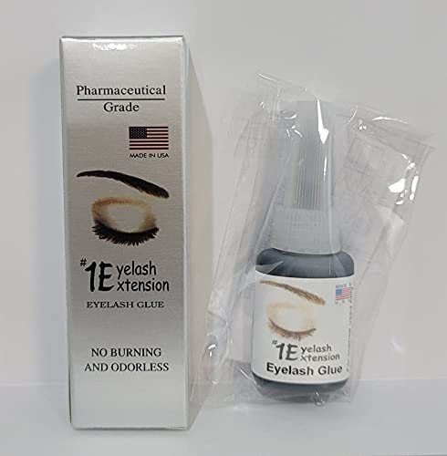1 Eyelash Extension Regular 1 Number One Glue Eyelash Extension Eyelash Glue Adhesive No Burn and Odorless 0.34 oz-Made in USA,Black | The Storepaperoomates Retail Market - Fast Affordable Shopping