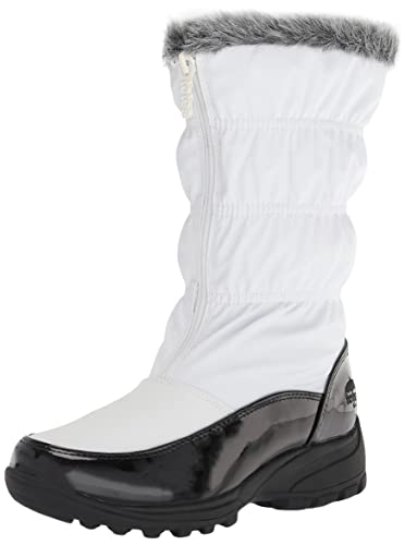 totes Women’s Snow Boots with Zipper Rogan Built for Comfort Available in Medium and Wide Width and Calf, Winter White, 8 | The Storepaperoomates Retail Market - Fast Affordable Shopping