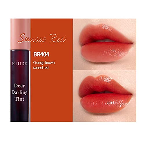 ETUDE Dear Darling Water Gel Tint (Sunset Red #BR404) – Long-lasting Effect up with Fruity, Juicy, Moist, and Vivid coloring… | The Storepaperoomates Retail Market - Fast Affordable Shopping