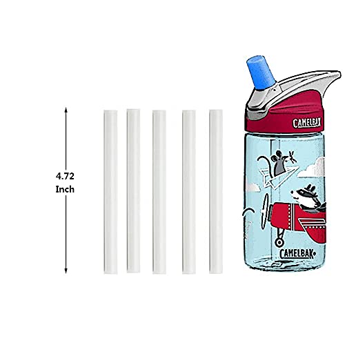 Replacement Straws for CamelBak Eddy Kids 14oz Water Bottle Replacement Straws Set, Accessory for CamelBak, Include 5 BPA-Free Straws and 2 Straw Brush by SLA (Eddy Kids 14OZ 1) | The Storepaperoomates Retail Market - Fast Affordable Shopping