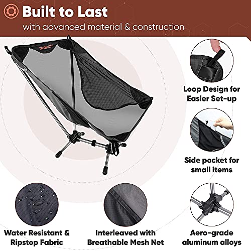 Ultralight Camping Chair, YIZI LITE 750 Camping Chairs for Adults, Kids Camping Chair, Low Camping Chairs, Hiking Backpacking Chairs Lightweight Camping Chair Camp Chair, Backpack Portable Beach Chair | The Storepaperoomates Retail Market - Fast Affordable Shopping
