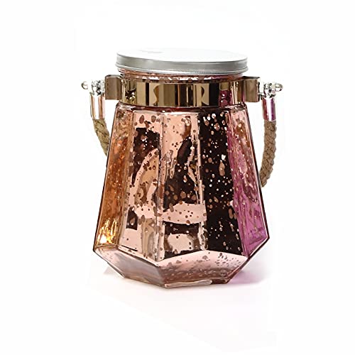 Hanging Outdoor Waterproof Tree Lantern Battery Operated Fairy Starry Twinkle Firefly Mini Led String Lights with Timer Rose Gold Mercury Glass Mason Jar Lamp for Yard Backyard Garden Patio Decoration | The Storepaperoomates Retail Market - Fast Affordable Shopping
