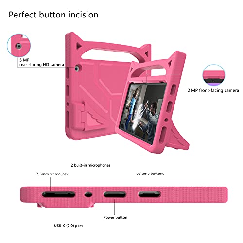 Fire HD 10 Case & Fire HD 10 Plus Kids Cases (11th Generation,2021 Release), BORXJNM Lightweight ShockProof Kid-Proof Cover with Stand for Amazon Kindle Fire HD 10 Kids Tablet & Kids Pro Tablet – Pink | The Storepaperoomates Retail Market - Fast Affordable Shopping