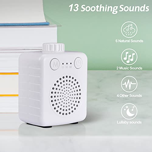 Fansbe White Noise Portable Sound Machine, Mini White Noise Machine Travel, Sleep Sound Machine Travel Size 20 Soothing Sounds | The Storepaperoomates Retail Market - Fast Affordable Shopping