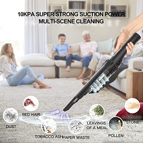 Mini Vacuum Cleaner, Cellay Cordless Handheld Vacuum Cleaner with Stand Holder, 2 Hours Type C Quick Charge, One Touch Dust Empty, Small Hand Held Vac for Car | Home | Office | Kitchen | The Storepaperoomates Retail Market - Fast Affordable Shopping