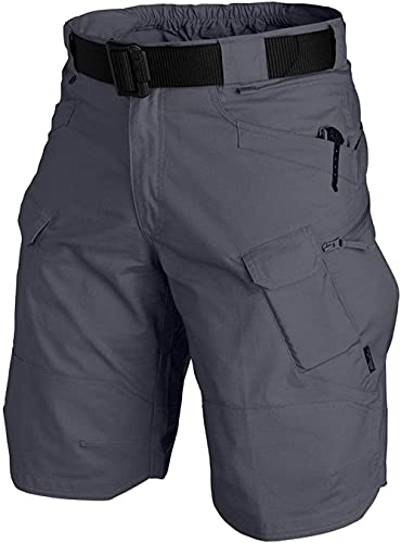 MBVBN Men Cargo Shorts Loose Fit Waterproof Quick Dry Tactical Bike Shorts for Men Outdoor Hiking Fishing Camping Blue 5XL | The Storepaperoomates Retail Market - Fast Affordable Shopping