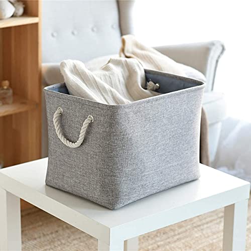 Samketel Storage Baskets for Organizing 4 Pack,Fabric Decorative Basket，Small Baskets for Shelves, Laundry, Nursery, Closets, Decorative Baskets for Gifts Empty | The Storepaperoomates Retail Market - Fast Affordable Shopping