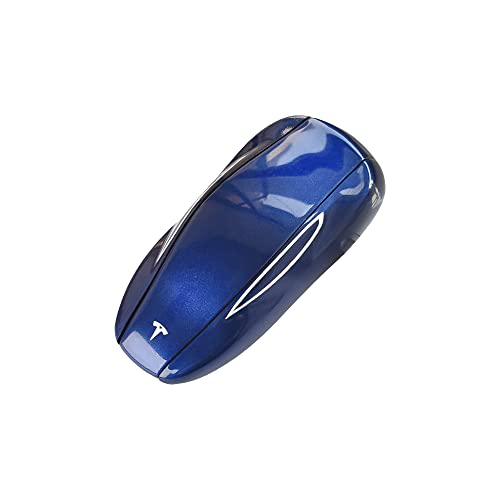 SANRILY for Tesla Smart Key Replacement Cover ABS Plastic Key Protector Shell for Tesla Model 3 Model Y Keyless Entry Remote Key Case Blue | The Storepaperoomates Retail Market - Fast Affordable Shopping