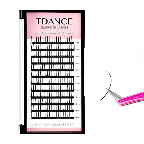 TDANCE Premade Spikes Eyelash Extension Supplies Thickness 0.07 D Curl Mix 8-15mm Matte Black Eyelash Extensions Spikes Fans(Spikes,D-0.07,8-15mm) | The Storepaperoomates Retail Market - Fast Affordable Shopping