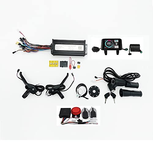 Ebike Brushless DC Controller Kit with LCD Display 36V-52V 1200W-1500W 45A 3-Mode Sine Wave Control System | The Storepaperoomates Retail Market - Fast Affordable Shopping