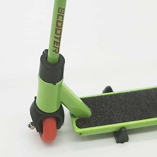 Mikemeng Finger Scooter with Tools and Shoes Finger Board Accessories for Kids Finger Toys- Pack 1 (Green Scooter) | The Storepaperoomates Retail Market - Fast Affordable Shopping