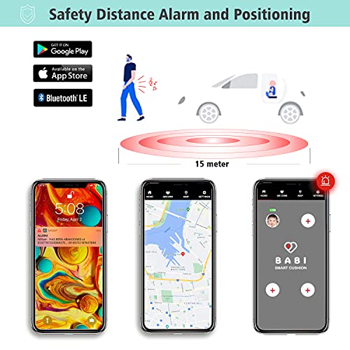 KINGMELL Baby in Car Reminder,Baby Car Seat Alarm System Drives, Locator,Sensor,Navigation. APP Control Infant Newborn Carseat Insert | The Storepaperoomates Retail Market - Fast Affordable Shopping